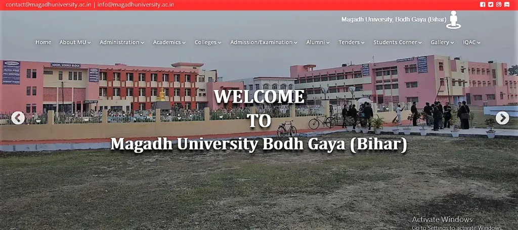 Magadh University Part 3 Admit Card 2021-24